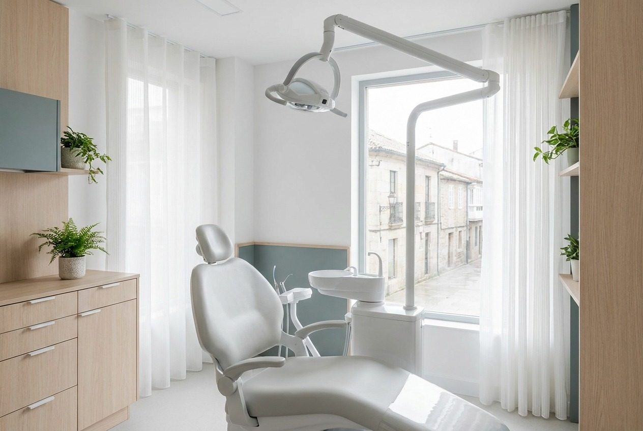 Gabinete de la clínica dental de la Dra. Casares en Ourense
